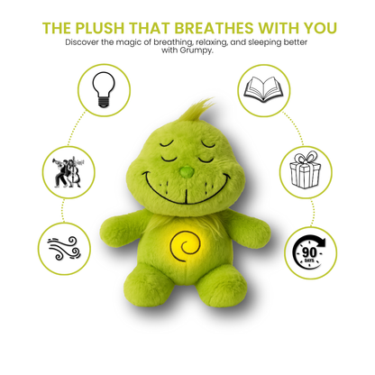 Breathing GrumpyPuff™ Calming Plush Toy