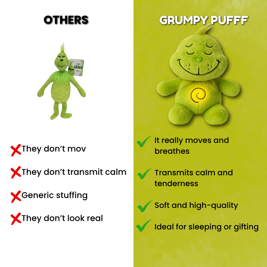 Breathing GrumpyPuff™ Calming Plush Toy
